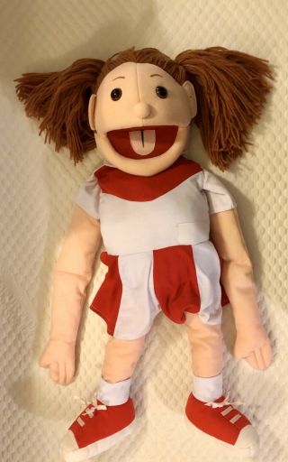 “positively You ” Large Cheerleader 31” Full Body Puppet Rare And Very Cool