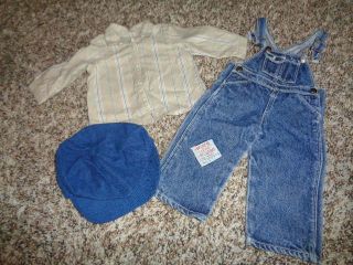 Rare American Girl Kit Hobo Overalls Outfit Complete