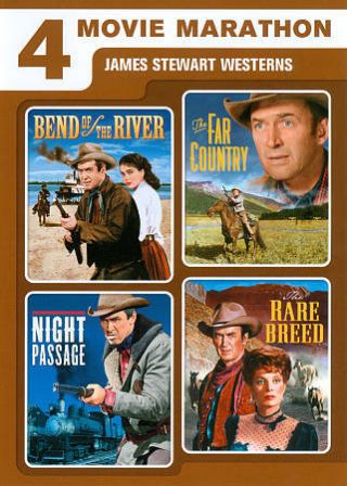 James Stewart - Bend Of The River / Far Country / Night Passage / Rare Breed Dvd