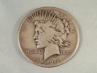 U.  S.  1921 Peace Silver Dollar Rare Date