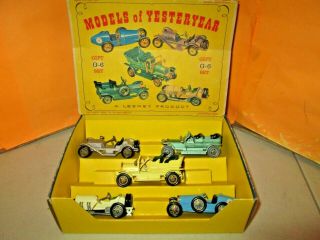 Rare Vintage Matchbox Moy Models Of Yesteryear G - 6 Gift Set Diecast