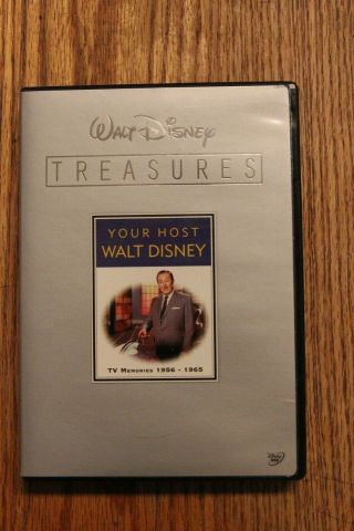Walt Disney Treasures: Your Host Walt Disney Rare & Out Of Print Oop