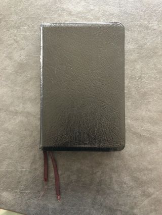 Nasb American Standard Bible Blk Leather Rare