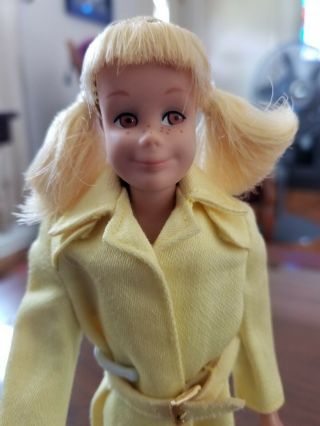 Vintage Barbie Scooter Doll - Straight Legs Blond -.