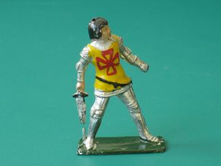 Doran Foot Knight With Sword - Very Rare Pre - War Lead (b)