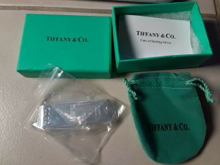 Rare Vintage Tiffany & Co.  Sterling Silver.  925 Money Clip Initials Mwm