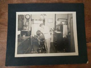 Photograph - Occupational – Dentist Office Ca 1920.  Antique Vintage