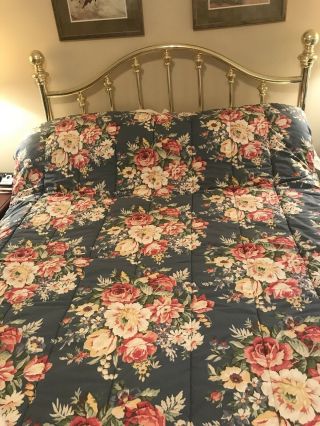 Rare Ralph Lauren Quilt Comforter Kimberly Exc See Crisp Tag