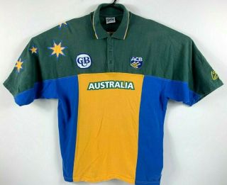 Retro Australia One Day Cricket Vintage Isc Game Jersey Size Xl Rare