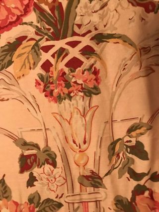 Vintage RALPH LAUREN Guinevere Floral Sateen Full Queen Duvet Cover please Read 3