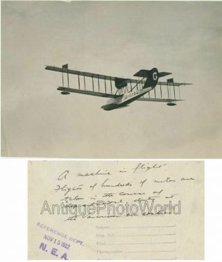 Vancouver Canada G - Cyba Airplane In Flight Antique Aviation Photo