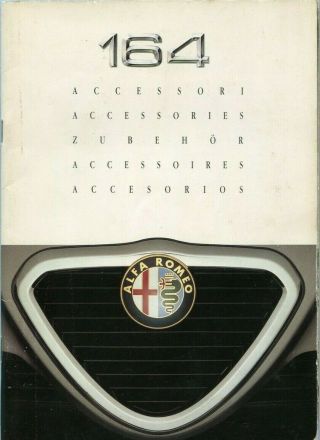 Alfa Romeo - 164 - Rare & European Accessories Brochure - 48 Pages