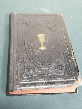 Antique Hungarian Prayer Book - 1903 Leather Bound Pocket Size