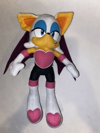 Rare Sonic The Hedgehog Rouge The Bat Stuffed Plush Ge Great Eastern 12 "