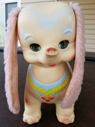Rare Vintage 1962 Edward Mobley Baby Squeak Toy Elephant By Arrow Rubber Corp.