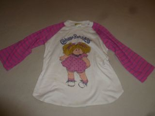 Cabbage Patch Kids Toddler Shirt Vintage 1983 Coleco Girl Long Sleeve Elkay Tee