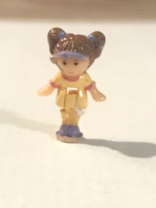 Vintage Polly Pocket Drive In Burger Restaurant Mandy Waitress 1994 Doll Figure