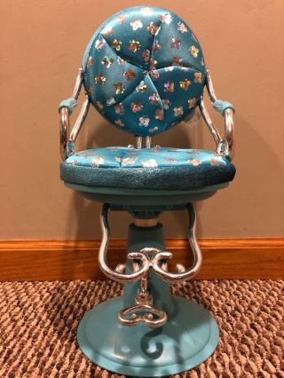 American Girl Doll Salon Chair - - Blue