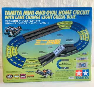 Tamiya Mini 4wd Oval Home Circuit With Lane Change Track 69569 8800 Rare