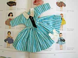Ideal Little Miss Revlon 9123 Turquoise Striped School Girl Dress W/white Shoes