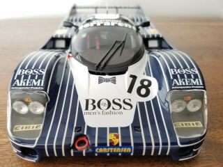 Rare Minichamps Boss Porsche 956,  Le Mans Version With Opening Body,  1/18 Scale