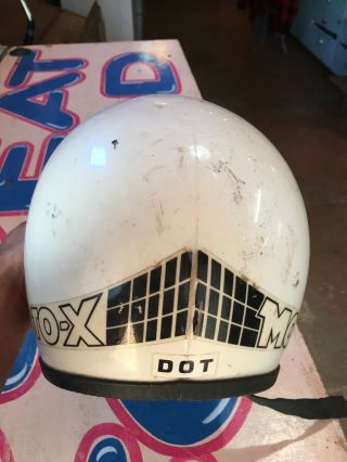 Vintage Moto X Sport Motorcycle Helmet Rare Collectible Great Shape Size Xl