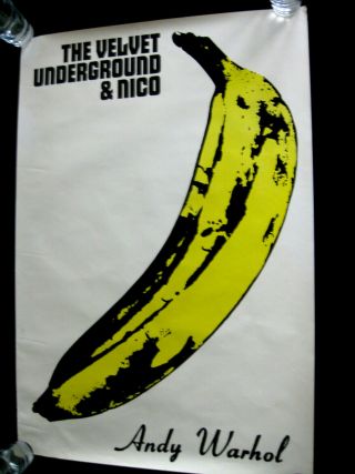 Vintage Andy Warhol The Velvet Underground And Nico Poster 24 3/4 " X 36 3/4 "