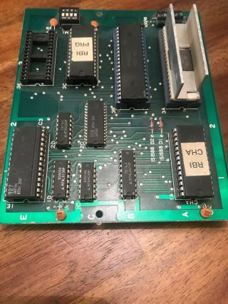 Nintendo Vs.  RBI BASEBALL R.  B.  I.  PCB board chip RARE 3