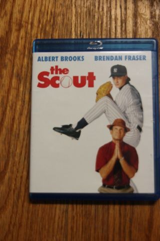 The Scout (1994) Blu - Ray Brendan Fraser Albert Brooks Rare & Out Of Print Oop