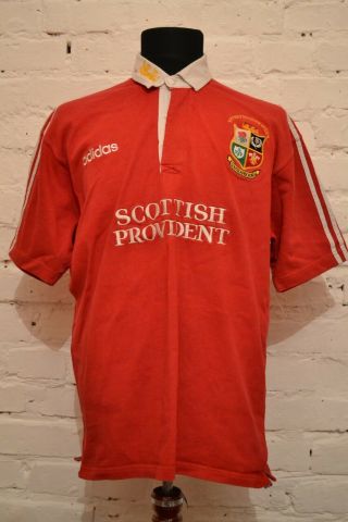 Vintage British And Irish Lions Home Rugby Shirt 1997 Jersey Rare Maillot Adidas