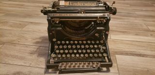 Antique Underwood No.  5 Typewriter Vintage (for Repair)