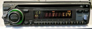 Old School Rare Nos Sony Cdx - C4750 Fm/am Cd/md Changer Controls Fully