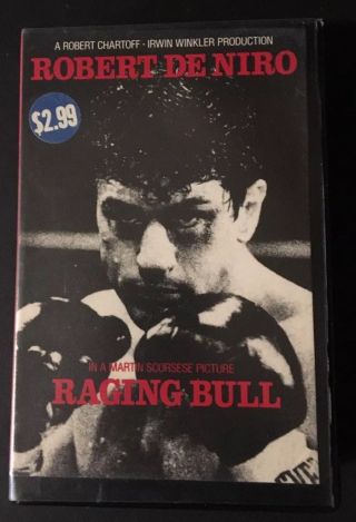 Vintage 1980’s Raging Bull Betamax Cassette Movie Beta Video Rare