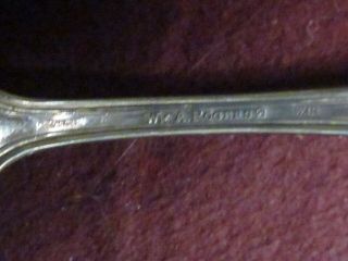 12 Silverplate Wm Rogers 1914 Standish SALAD FORK 6 1/2 