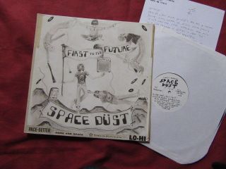 Space Dust First To The Future Rare Lp,  Insert & Poster Usa Indie Rock Psych