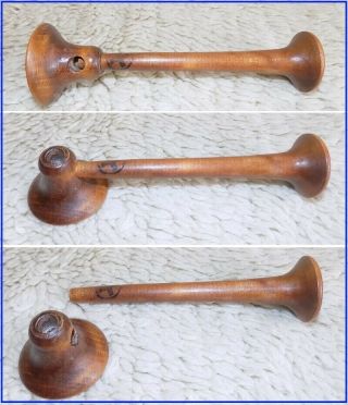 Vintage Wooden Stethoscope Medical Monaural Doctor Tool Instrument 17918