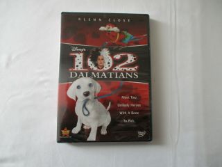 Disney’s 101 Dalmatians & 102 Dalmatians Live Action DVD Glenn Close 2008 Rare 3