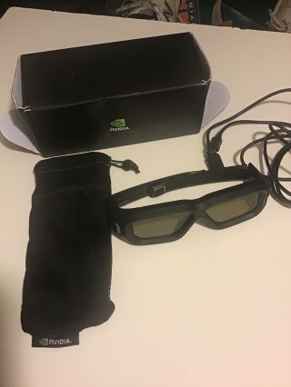 Rare NVidia 3D Vision 2 Wireless Glasses Great Shape 3