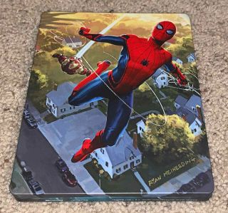 Spider - man: Homecoming (4K Ultra HD,  Blu - ray) STEELBOOK - - Rare & OOP 2