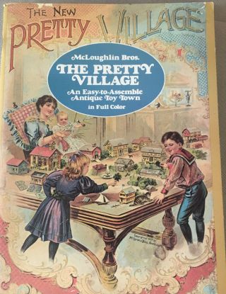 Mcloughlin Brothers The Pretty Village Easy To Assemble Antique Paper Town