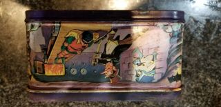 Rare Vintage 1966 Aladdin Batman and Robin Tin metal lunch box no Thermos 3