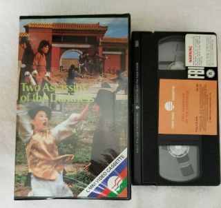 Two Assassins Of The Darkness Ocean Shores Vhs Kung Fu Rare