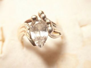 Grandmas Rare Bge 925 Sterling Silver Gem Stone Ring