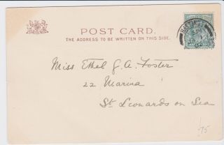 Gb Stamps 1902 King Edward Vii Definitive First Day Picture Card Rare
