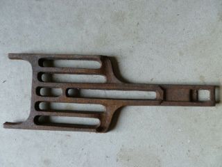Antique Cast Iron Grate From Wood Stove 14 3/8 " By 5 "