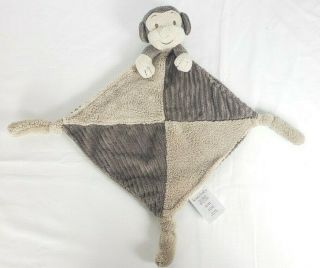 Babies R Us Koala Baby Monkey Blanket Security Lovey Brown Knotted Rare