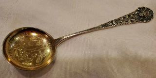Norwegian Norway 830s Silver Norse Figural Spoon 6 1/4 " 28.  83g