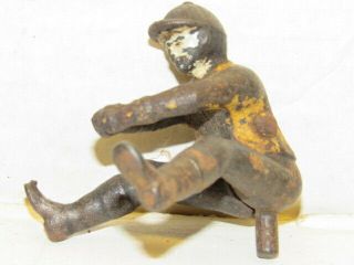 Antique Cast Iron Sulky Harness Racing Driver