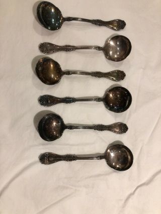 Antique Wm A.  Rogers A1 Spoon Set Of Six 6