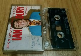 Ian Dury & The Blockheads Sex & Drugs & Rock & Roll Rare Cassette Tape Fast Post